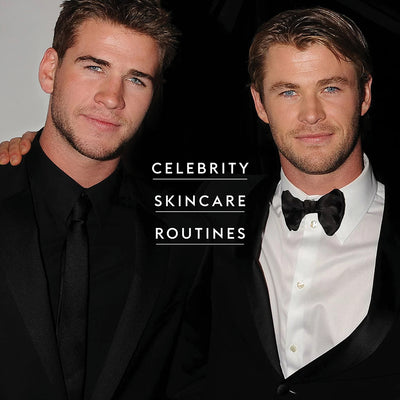 Male celebrities skincare routines