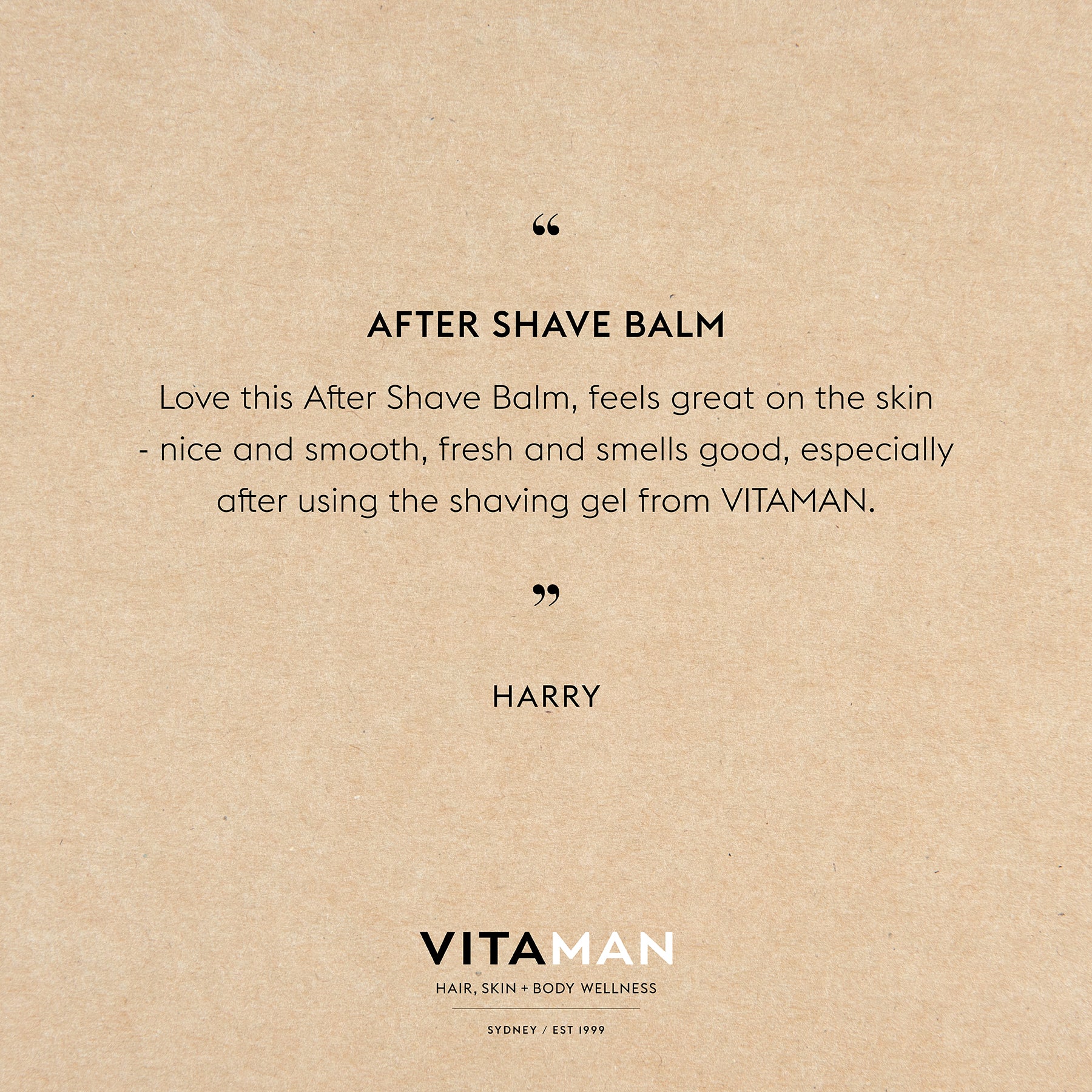 Best Natural After Shave Balm VITAMAN Australia