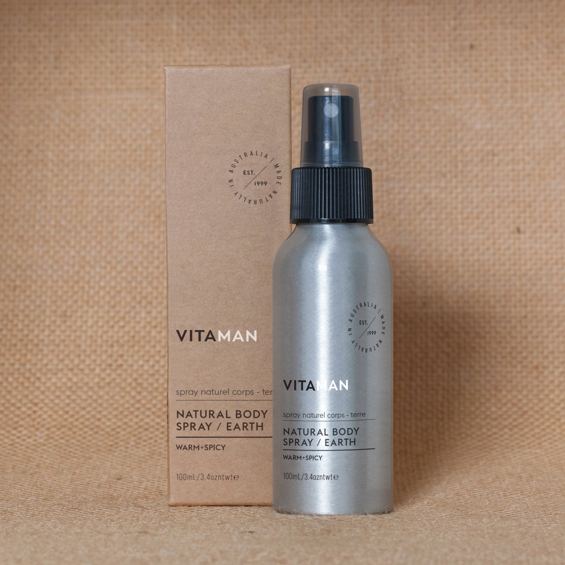 Best Natural Men’s Deodorant w/ Earthy Fragrance VITAMAN Australia